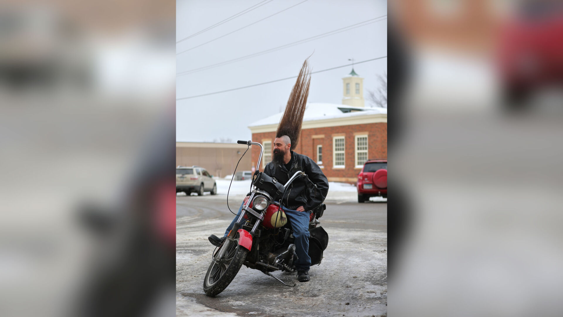 There is a new world record for tallest mohawk and it's a hair-raising accomplishment
